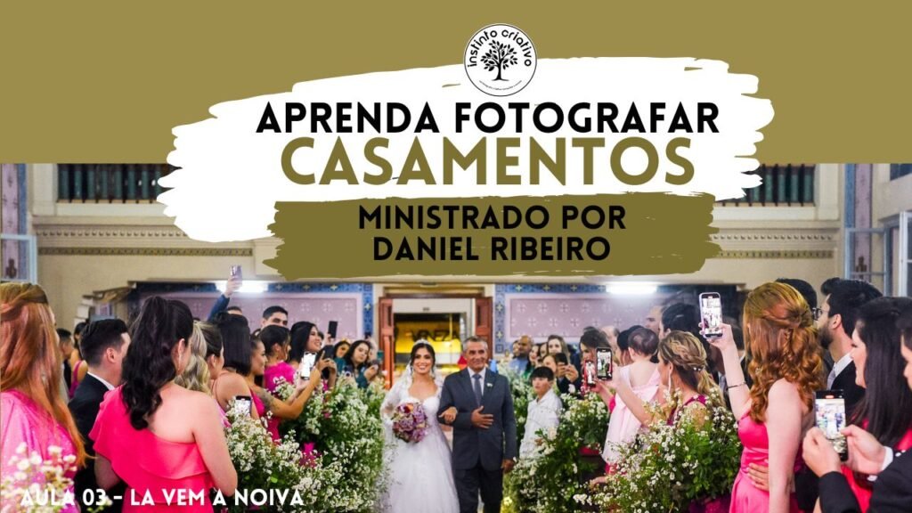 Aprenda fotografar Casamentos