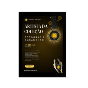 Quadro + Medalha Instinto Criativo - Artista de uma coleção