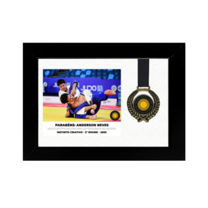 Quadro + Medalha  Instinto Criativo - Maior média de um round