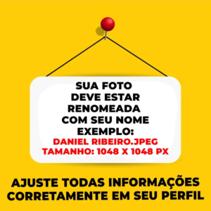 Envie sua foto de membro e atualize seu perfil